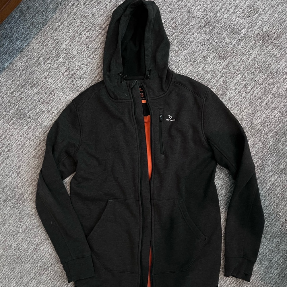 Rip Curl Anti Series Hooded Zip up Sweatshirt, S